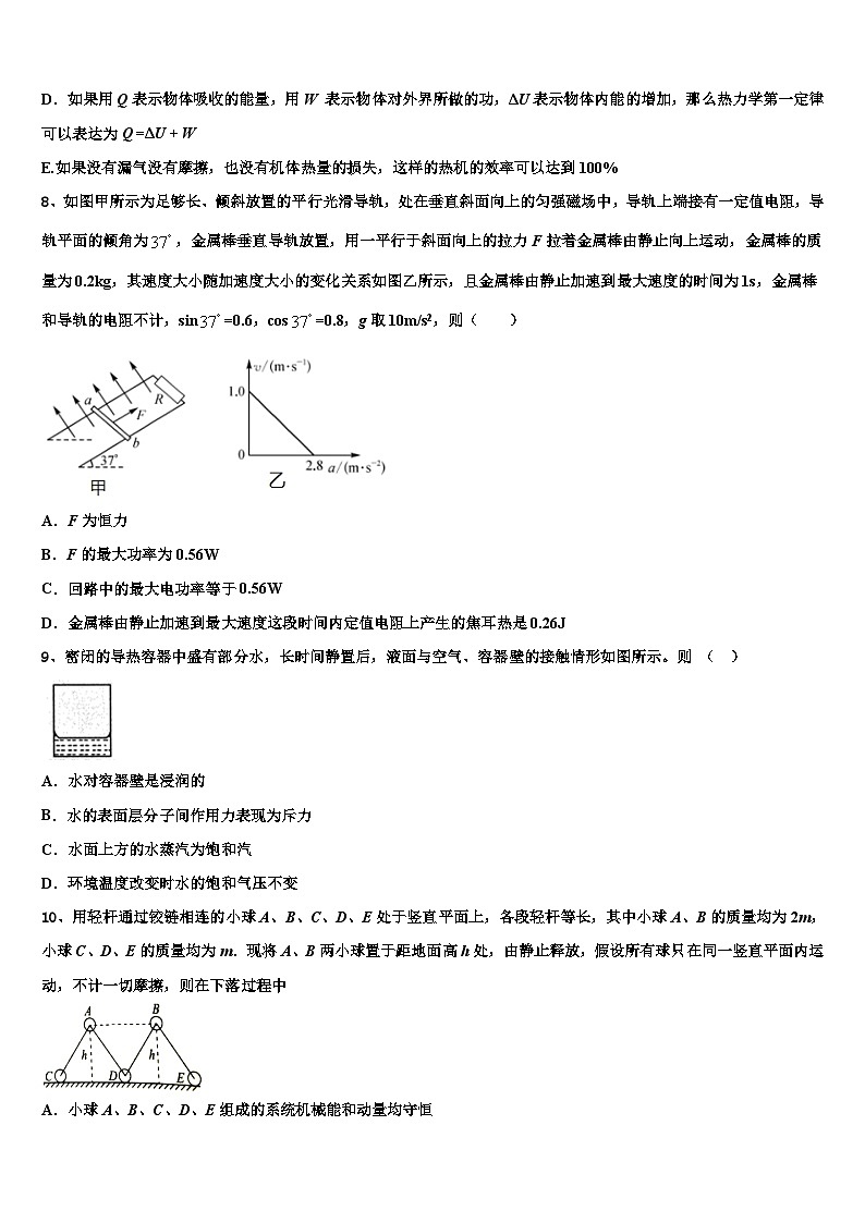 2026届上海市延安中学高三3月份模拟考试物理试题含解析第3页