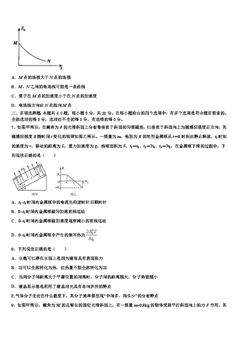 2026届上海市七校联考高三下第一次测试物理试题含解析第3页
