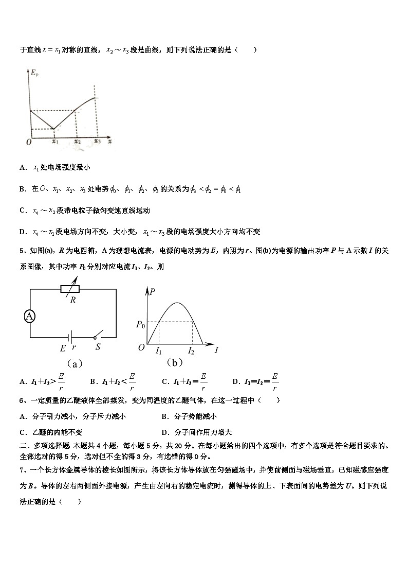 2026届上海市南洋模范中学高三第四次模拟考试物理试卷含解析第2页