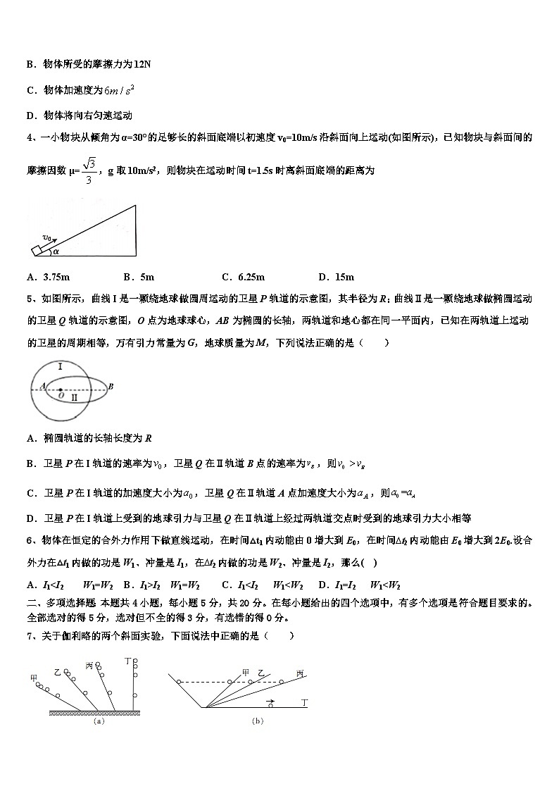 2026届上海市交大附中高三下第一次测试物理试题含解析第2页
