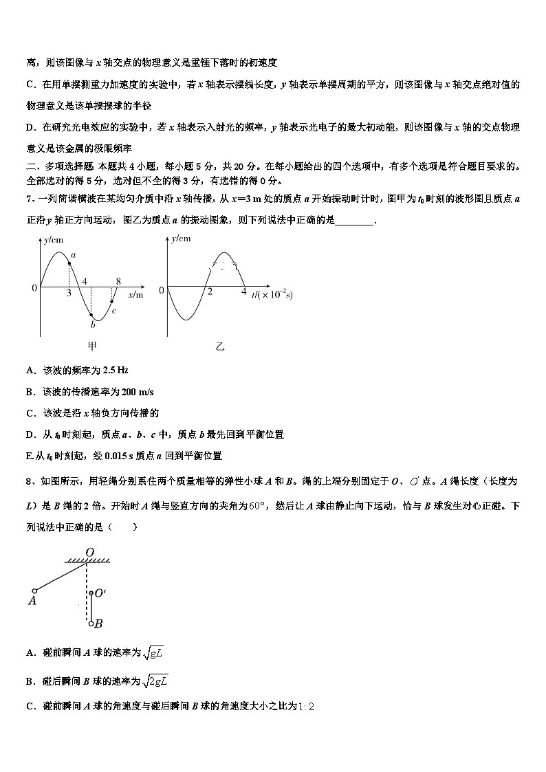 2026届上海市浦东实验高三最后一模物理试题含解析第3页