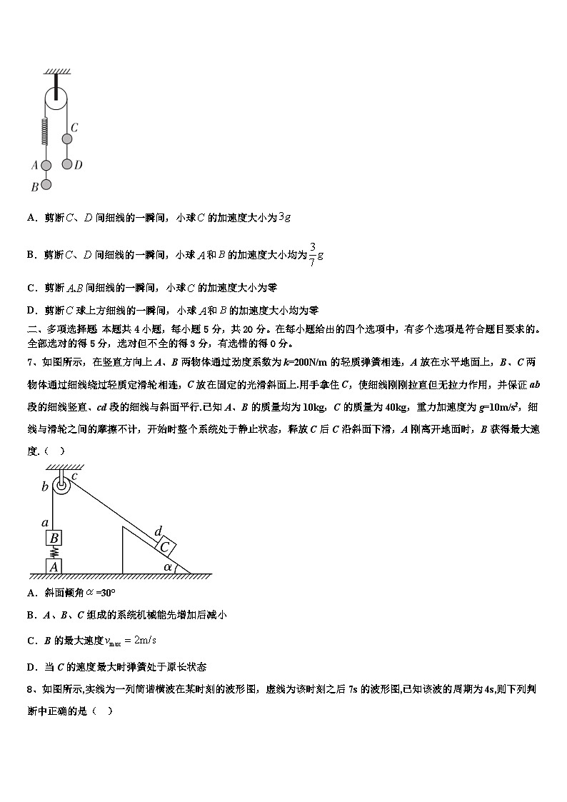 2026届上海市高中名校高三最后一模物理试题含解析第3页