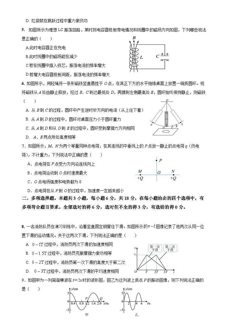 广东省汕头某校高二下学期期中考试物理试题-A4第2页