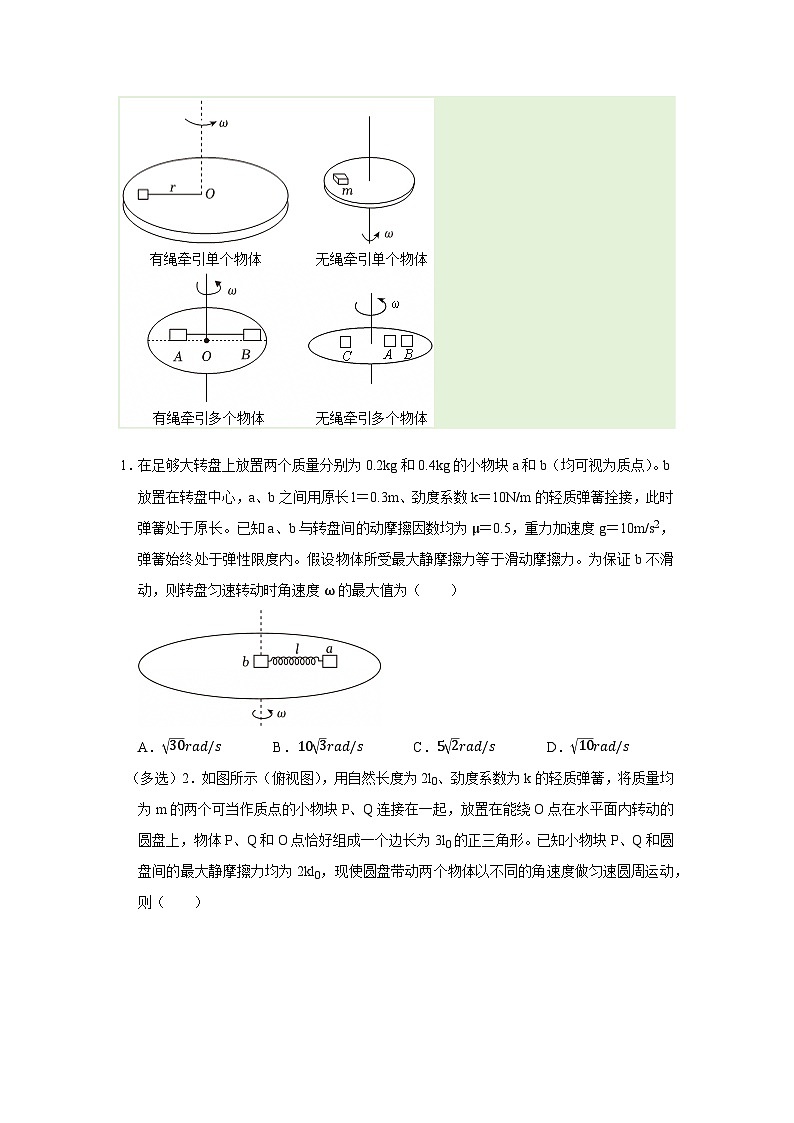第五章第五节  圆周运动的应用 高中物理必修二同步复习讲义（沪科版2020）（原卷版）第2页