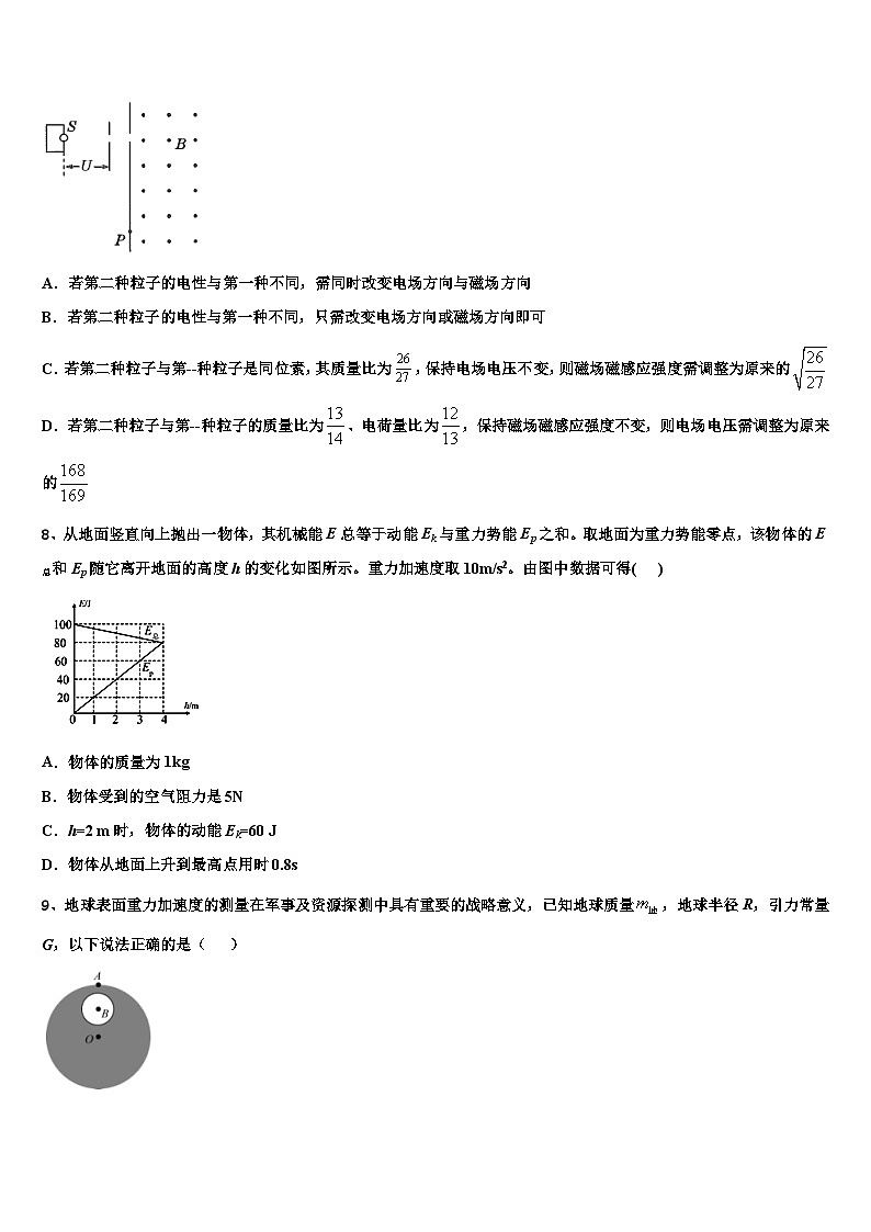 2026届沈阳市第一三四中学高考适应性考试物理试卷含解析第3页