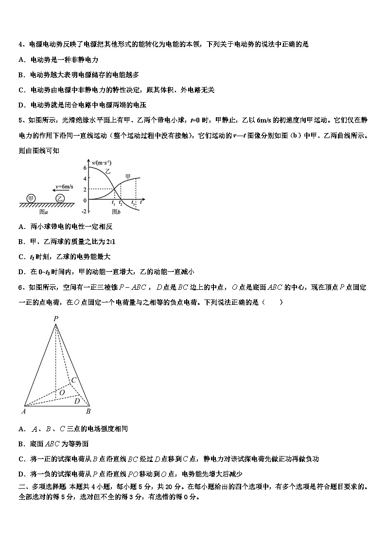 2026届深圳市高级中学高三下学期联考物理试题含解析第2页