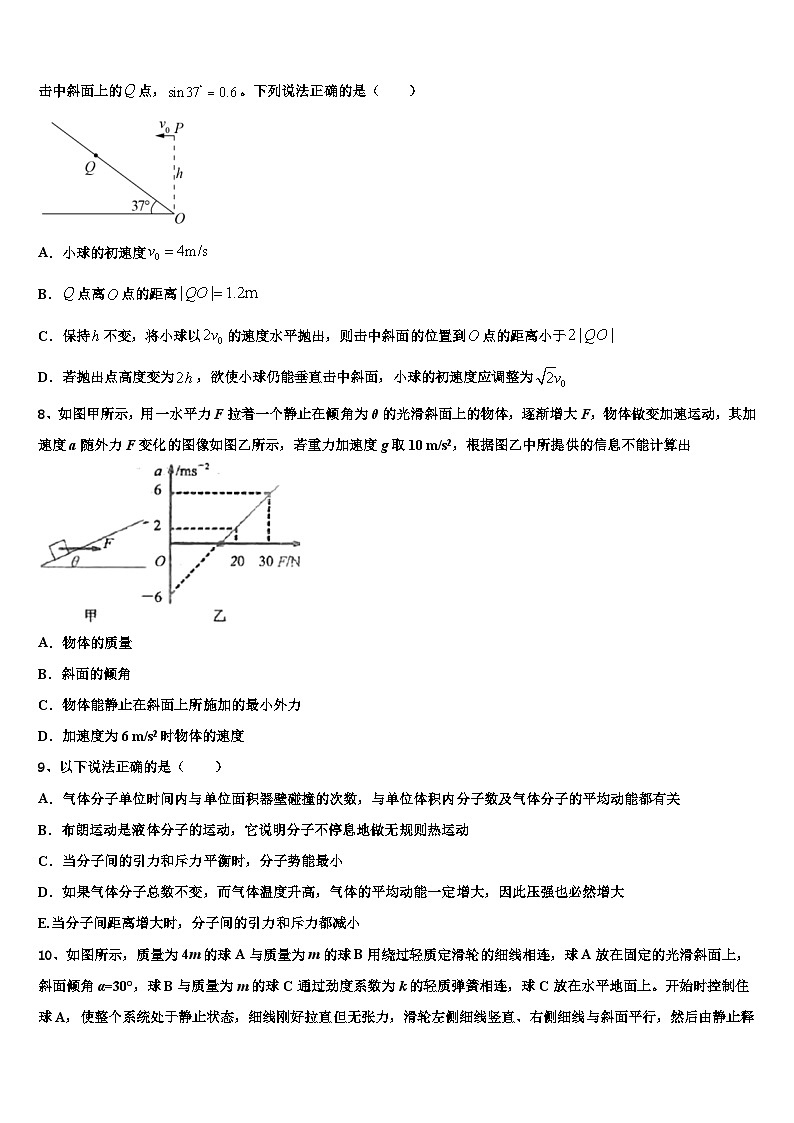 2026届四川省成都市棠湖中学高考物理倒计时模拟卷含解析第3页
