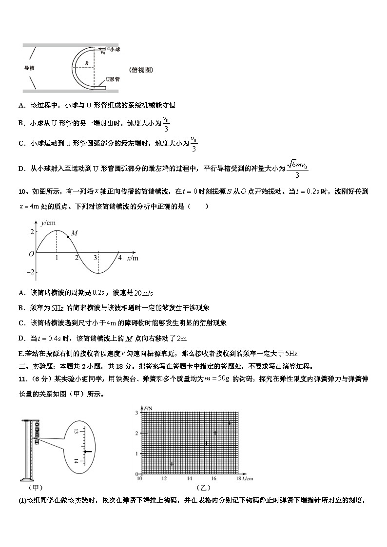 2026届四川省广元市四川师范大学附属万达中学高三二诊模拟考试物理试卷含解析第3页