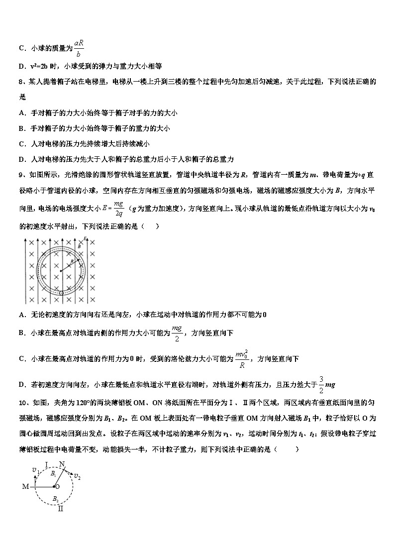 2026届四川省成都高中高三冲刺模拟物理试卷含解析第3页