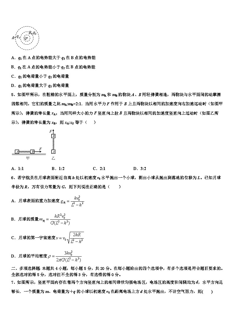 2026届四川省新津中学高考物理五模试卷含解析第2页