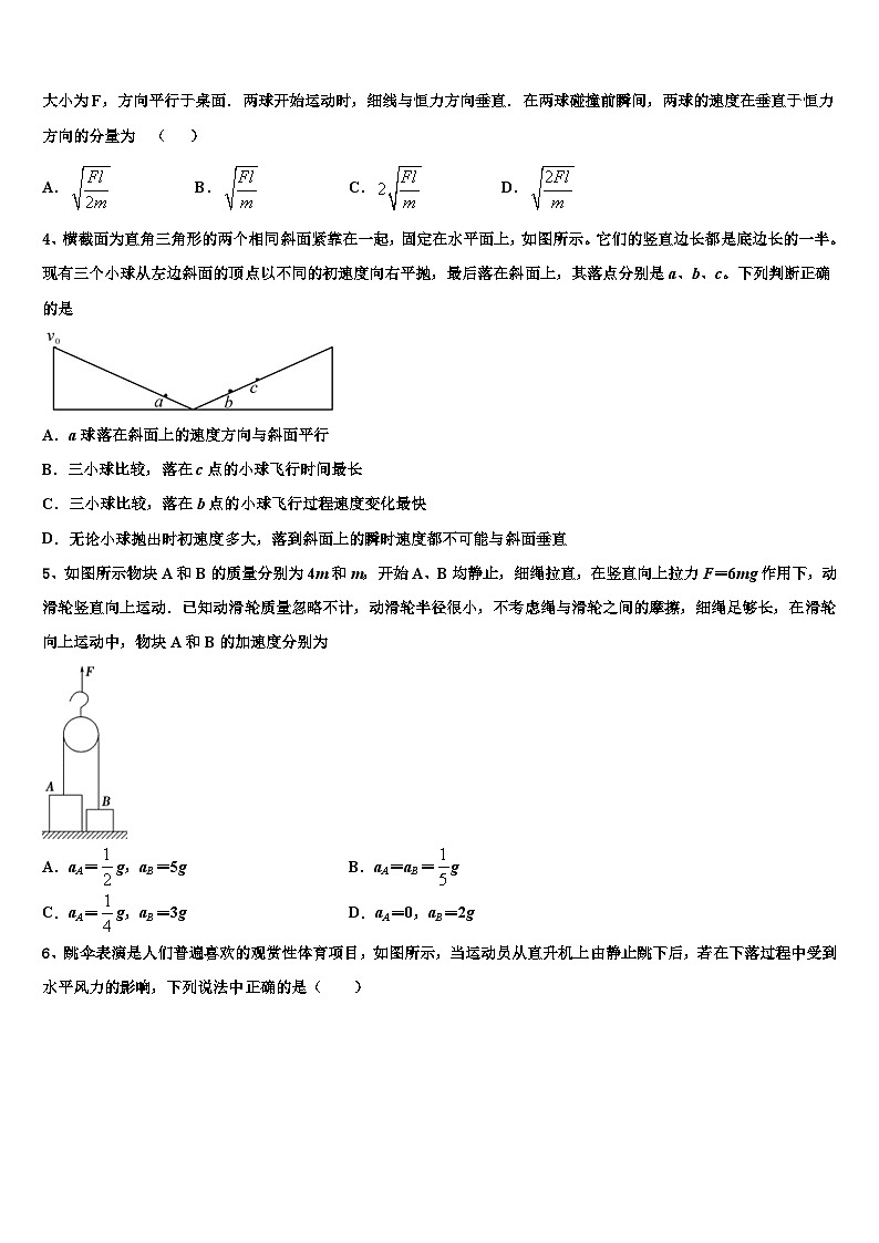 2026届四川省什邡中学高三一诊考试物理试卷含解析第2页