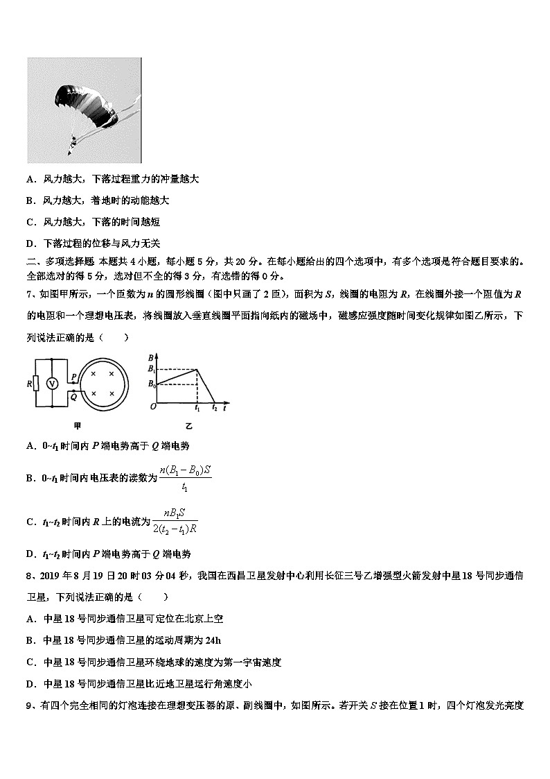 2026届四川省什邡中学高三一诊考试物理试卷含解析第3页