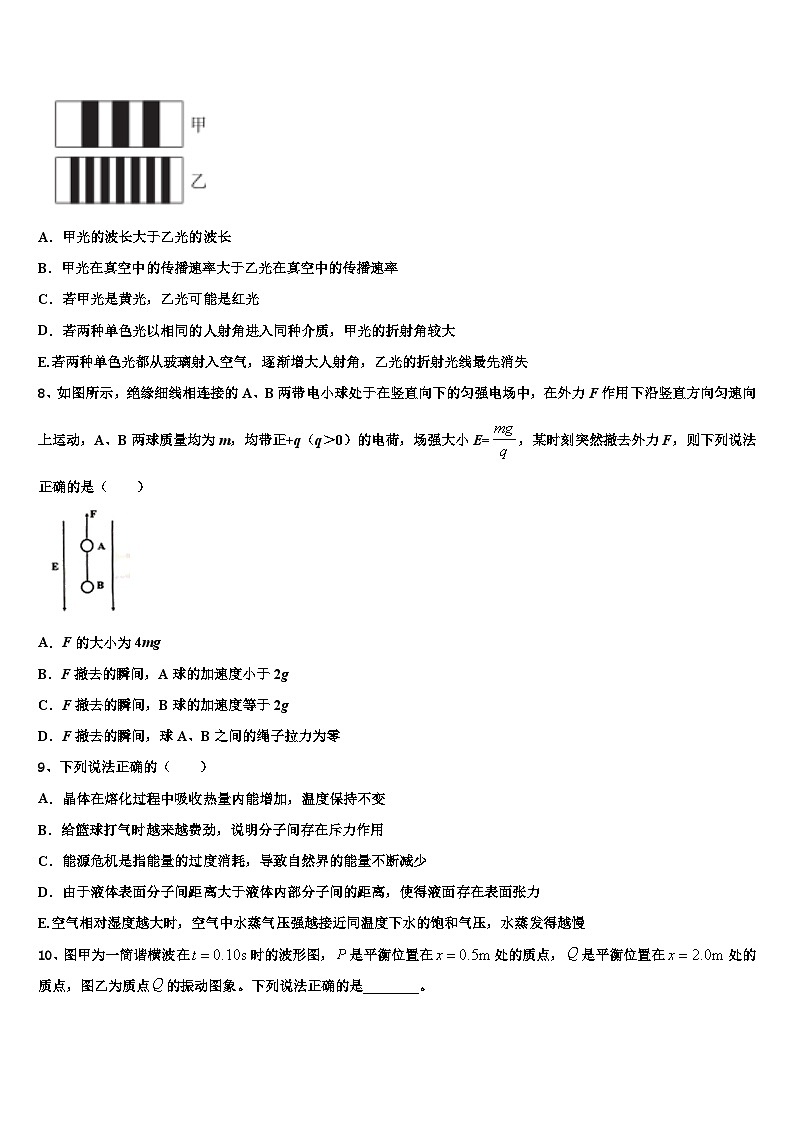 2026届四川省普通高中高三第三次模拟考试物理试卷含解析第3页