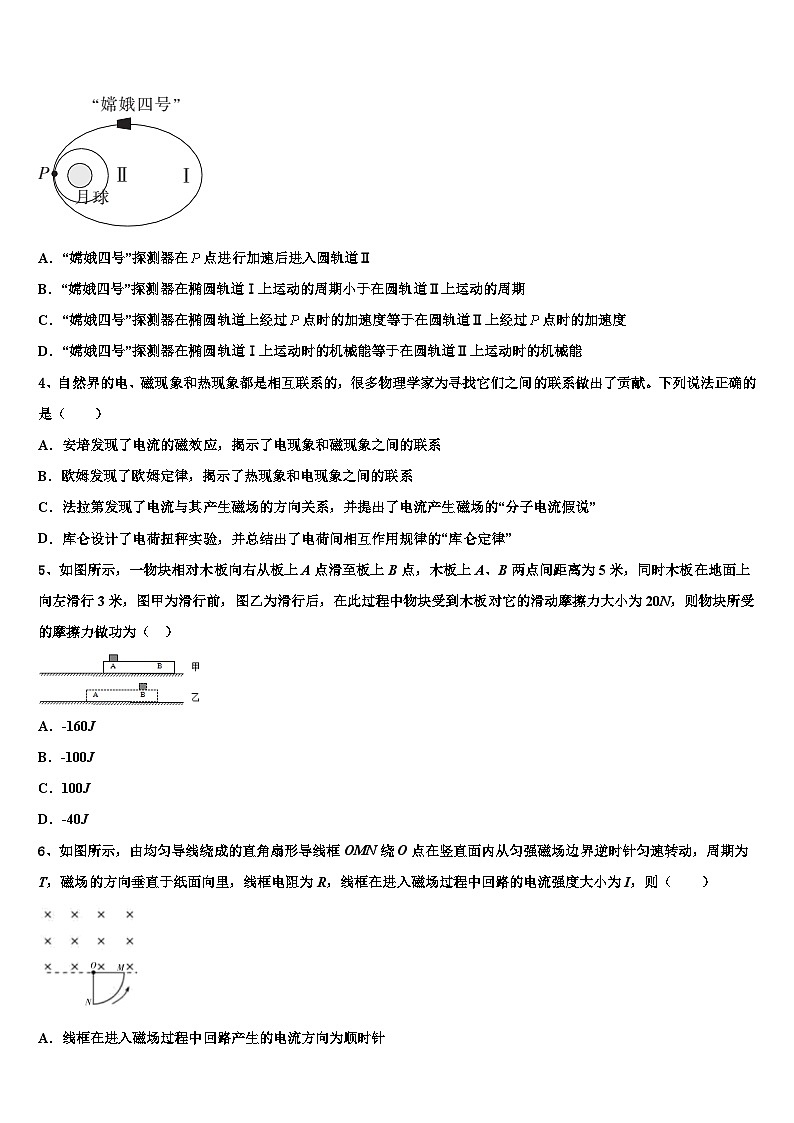 2026届四川省眉山市高中高三下第一次测试物理试题含解析第2页