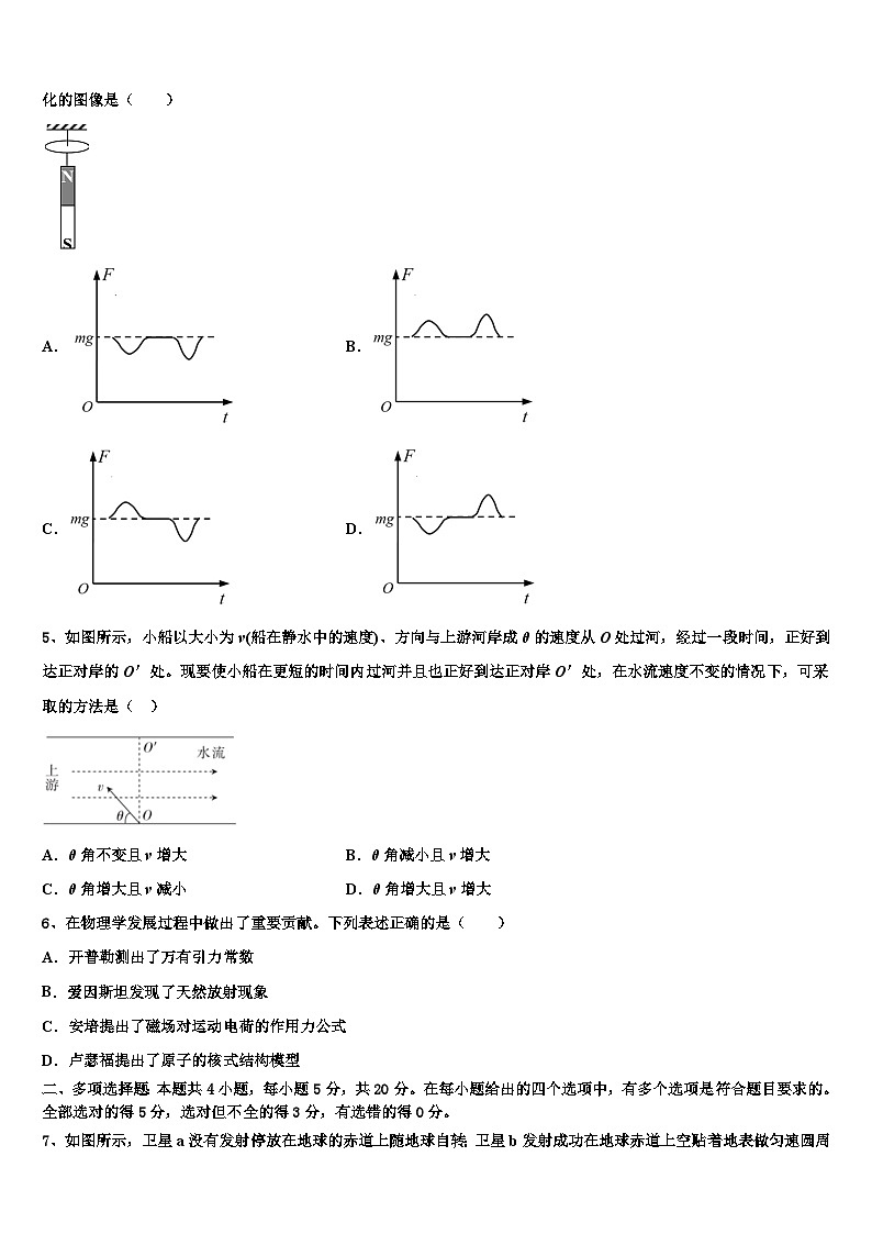 2026届四川省绵阳市高中高三最后一模物理试题含解析第2页