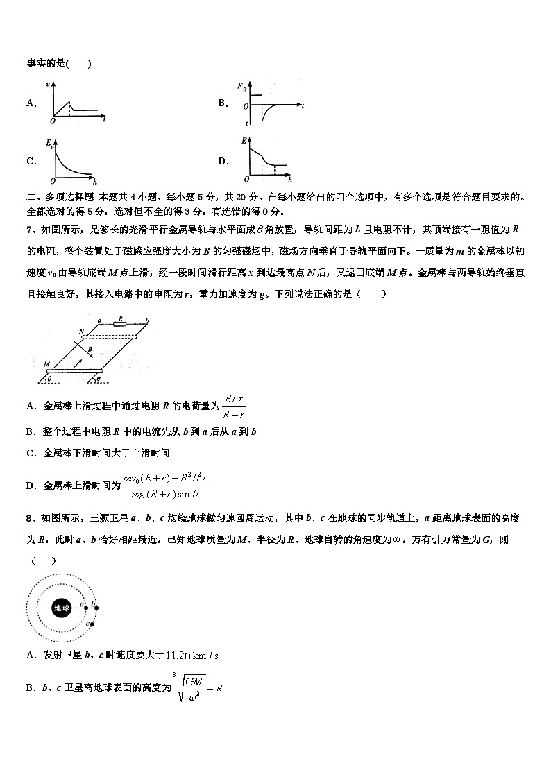 2026届遂溪县第一中学高三下学期一模考试物理试题含解析第3页
