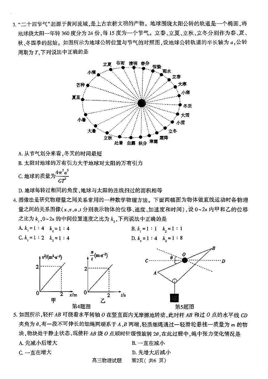 物理试题第2页