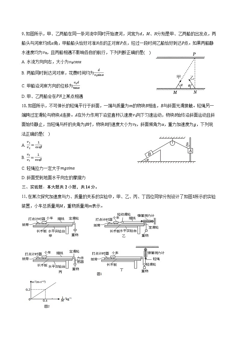 2025-2026学年河北省衡水市枣强中学高一（下）入学物理试卷（含答案）第3页
