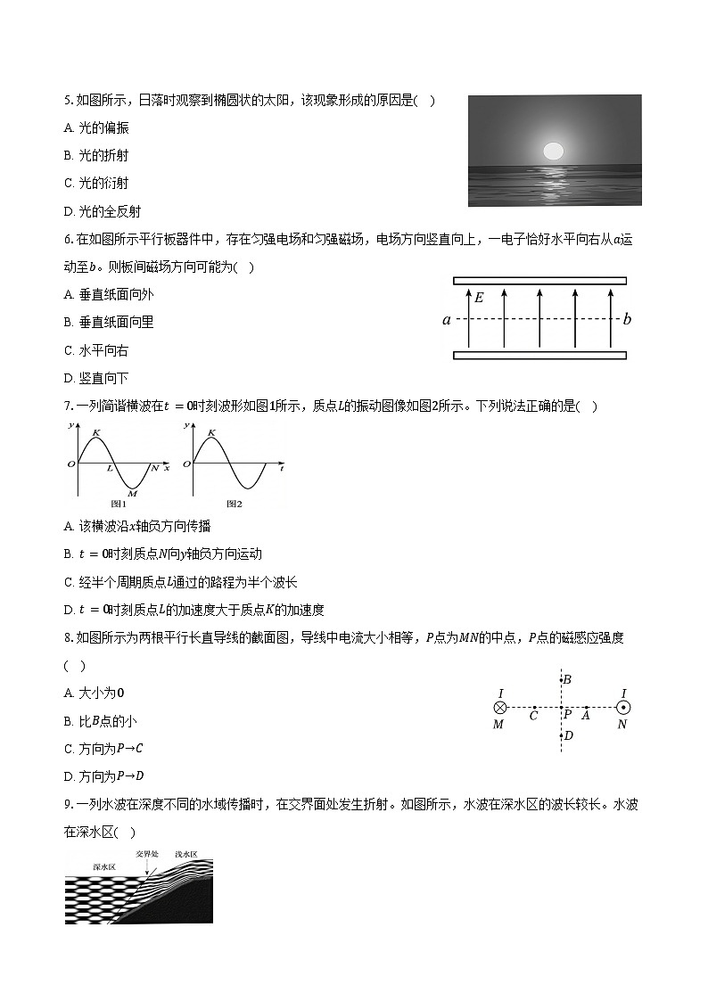 2025-2026学年江苏省扬州市高二（上）期末物理试卷（含答案）第2页