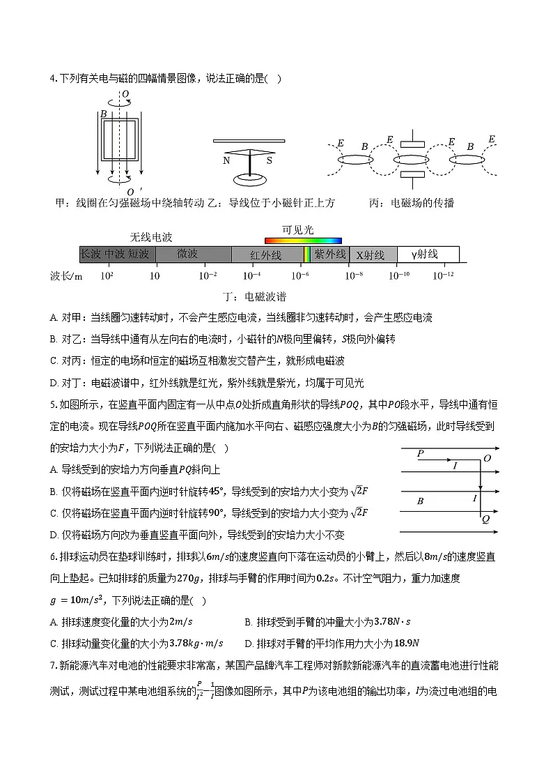 2025-2026学年内蒙古锡林郭勒盟高中联考高二（上）期末物理试卷（含答案）第2页