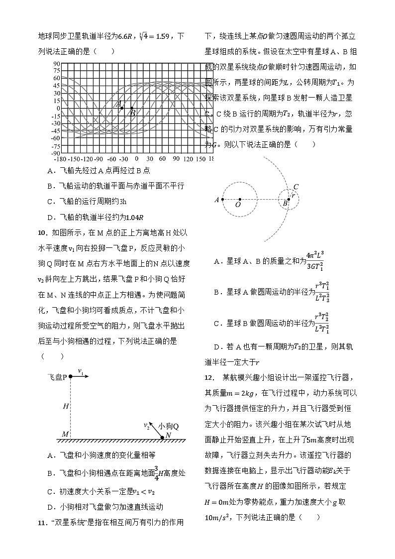 广东省深圳市光明区高一下学期期中考试物理试题-A4第3页