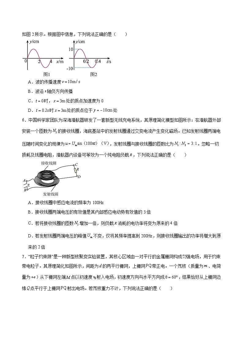 吉林省通化市梅河口市第五中学2026届高三下学期开学考试 物理试卷（含解析）第2页