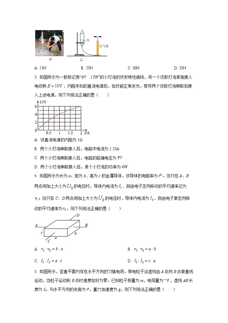 【物理】山西晋城市2025-2026学年高二上学期2月期末试题（学生版）第2页