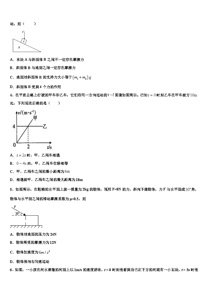 2026届天津市南开区高考物理倒计时模拟卷含解析第2页