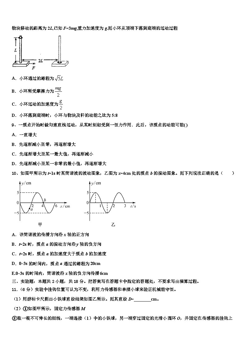 2026届天津市第四中学高考仿真模拟物理试卷含解析第3页