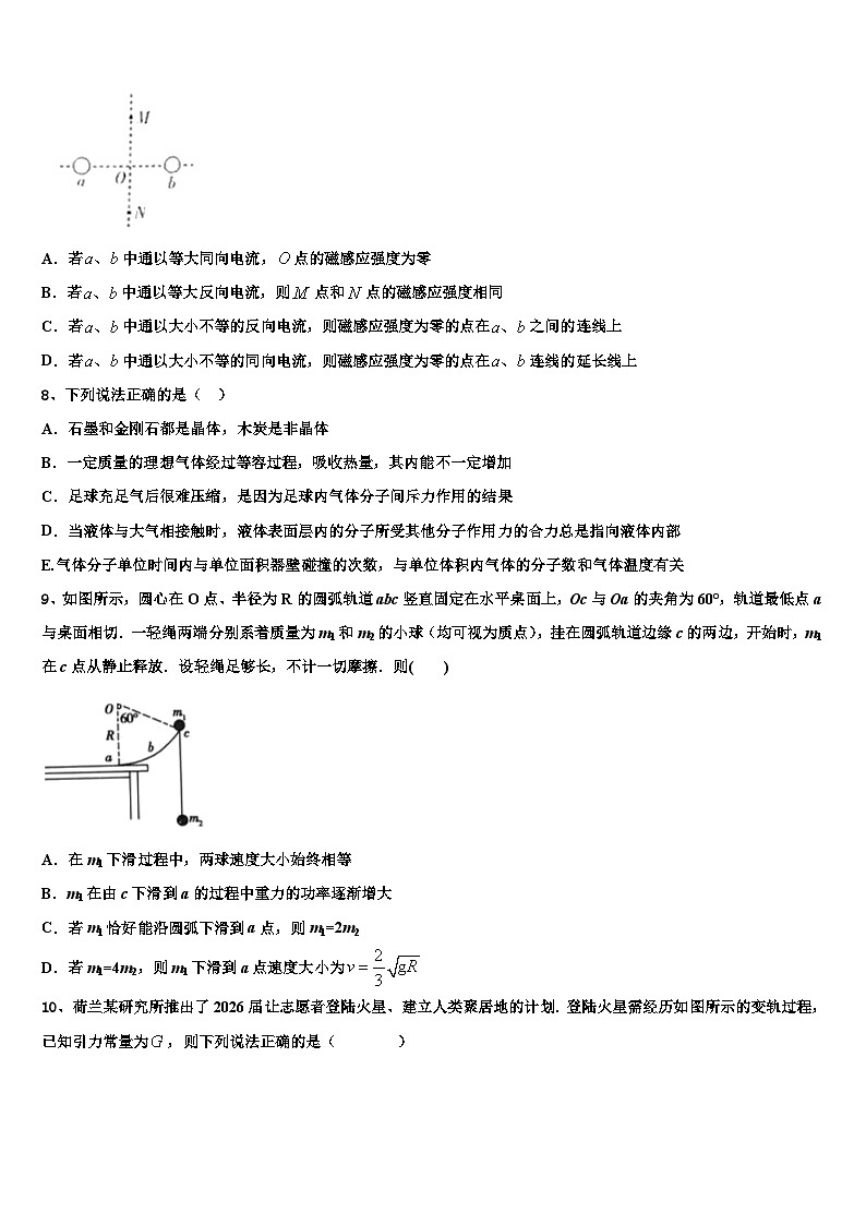 2026届皖西省示范高中联盟高考考前提分物理仿真卷含解析第3页