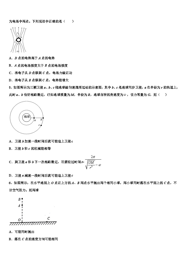 2026届芜湖市第一中学高考仿真卷物理试题含解析第2页