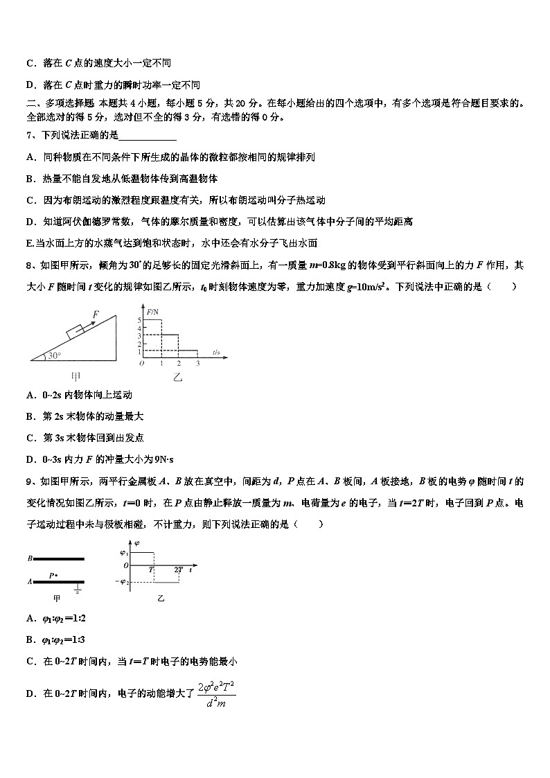 2026届芜湖市第一中学高考仿真卷物理试题含解析第3页