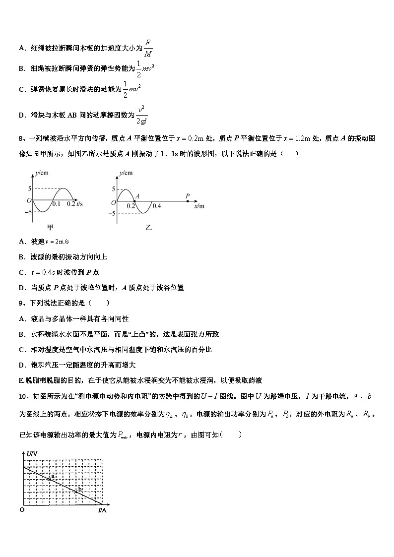 2026届芜湖市重点中学高考仿真卷物理试题含解析第3页