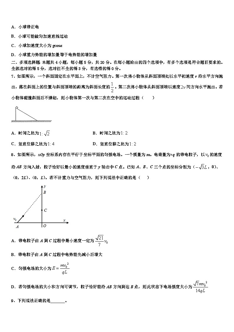 2026届西北师范大学附属中学高考物理倒计时模拟卷含解析第3页