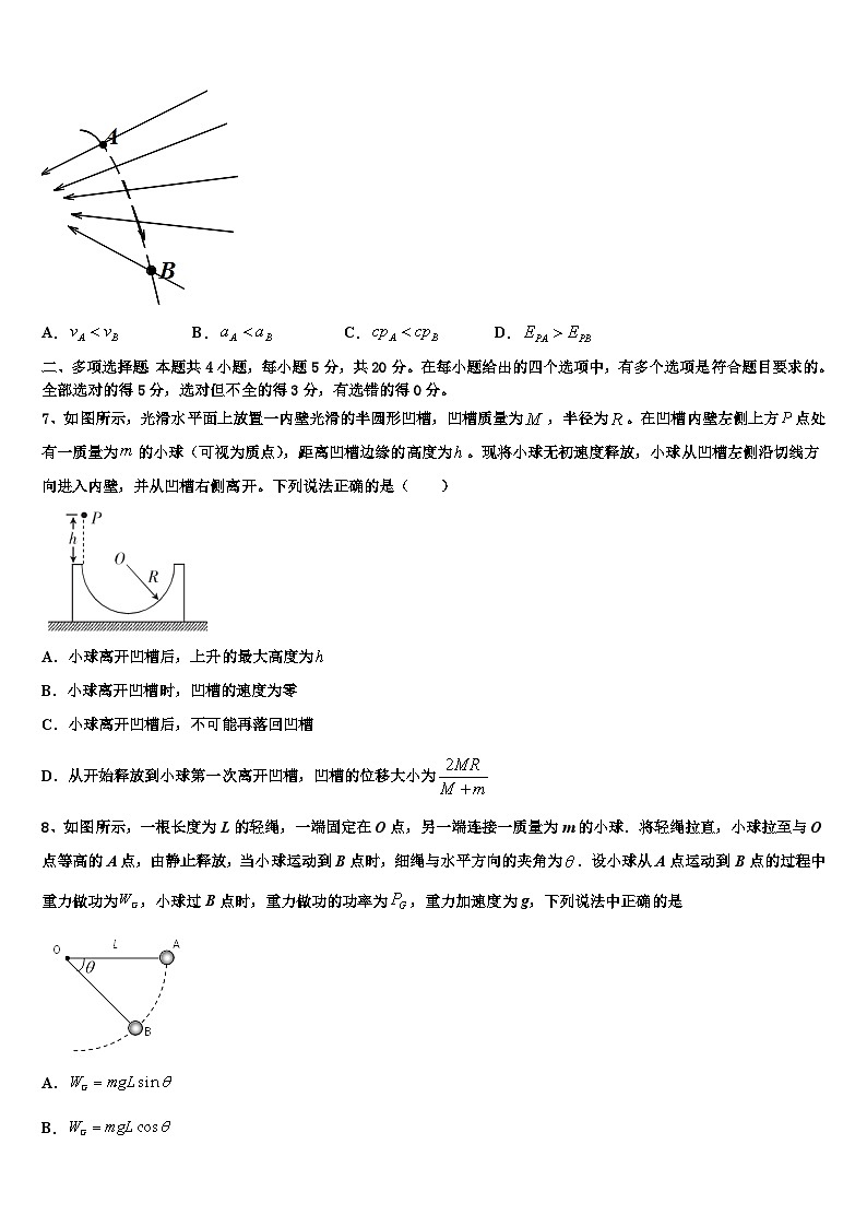 2026届新疆阿克苏市沙雅县二中高考物理一模试卷含解析第3页