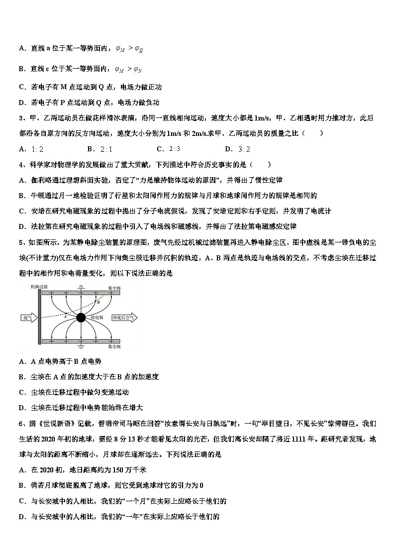 2026届新疆阿勒泰地区第二高级中学高考物理必刷试卷含解析第2页