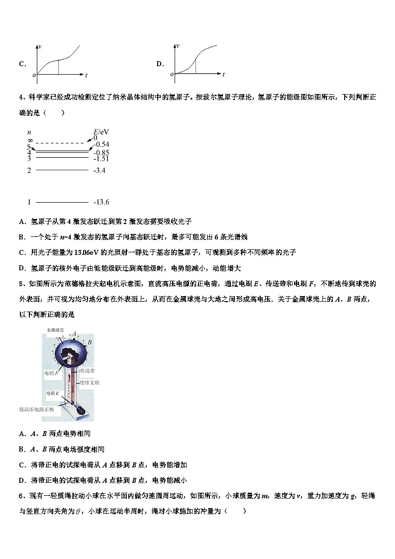 2026届西藏自治区林芝市第二高级中学高考物理倒计时模拟卷含解析第2页