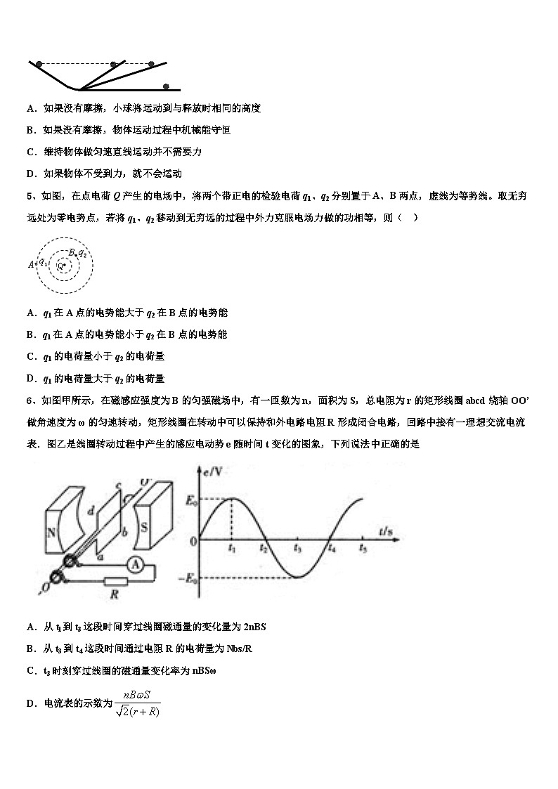 2026届西藏自治区日喀则市南木林高中高考仿真卷物理试卷含解析第2页