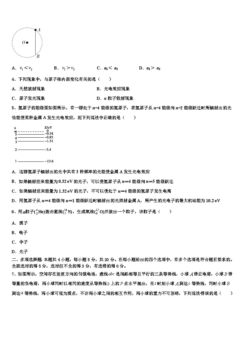 2026届宜春市重点中学高考冲刺押题（最后一卷）物理试卷含解析第2页