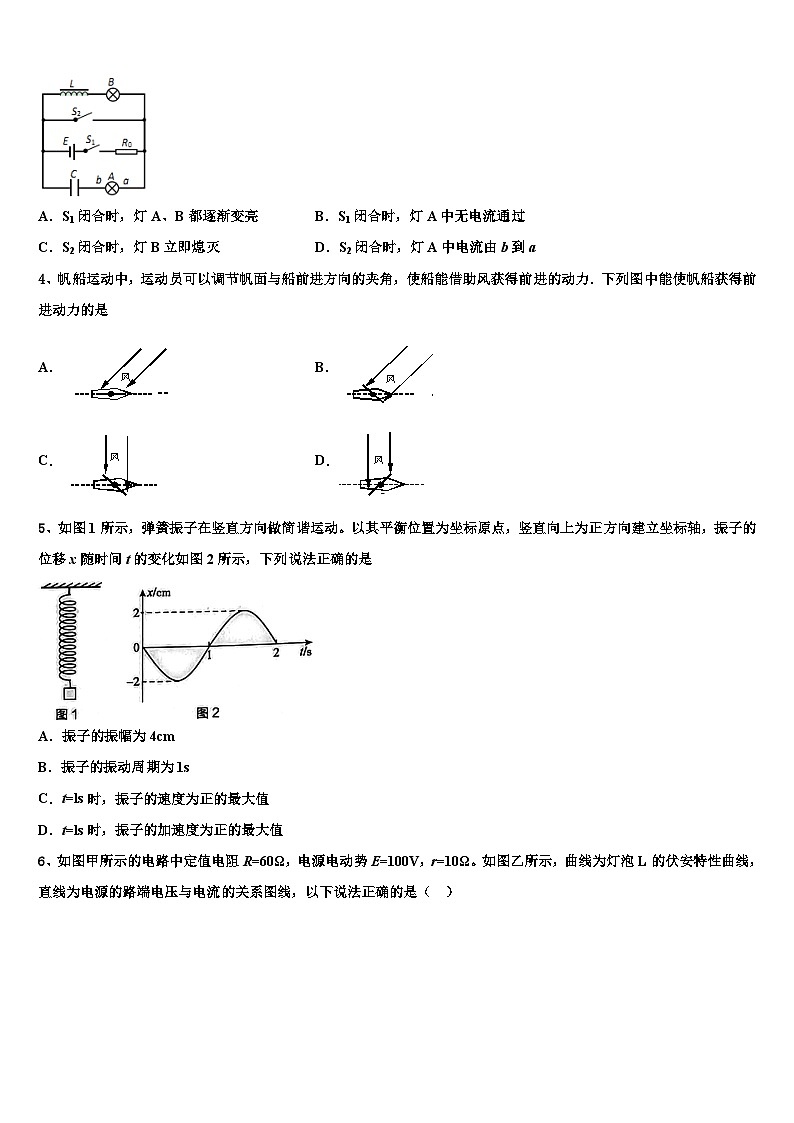 2026届雅安市重点中学高三下学期第六次检测物理试卷含解析第2页