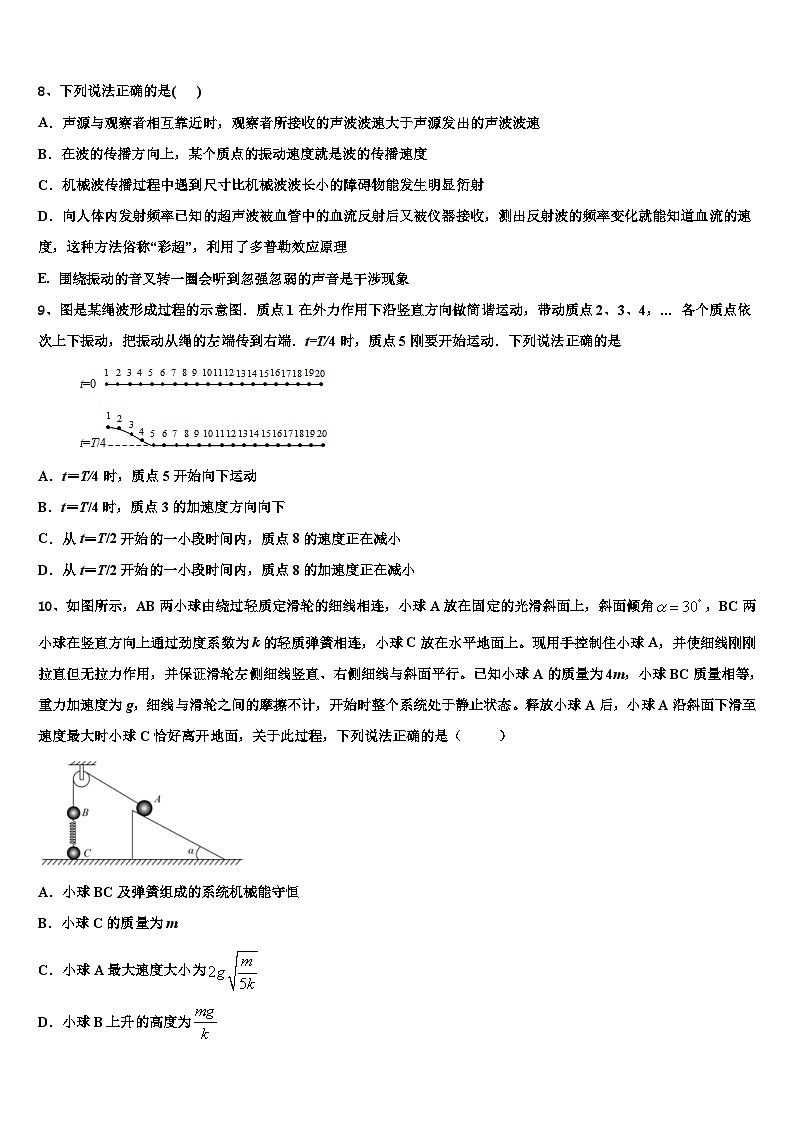 2026届徐州市重点中学高三3月份模拟考试物理试题含解析第3页