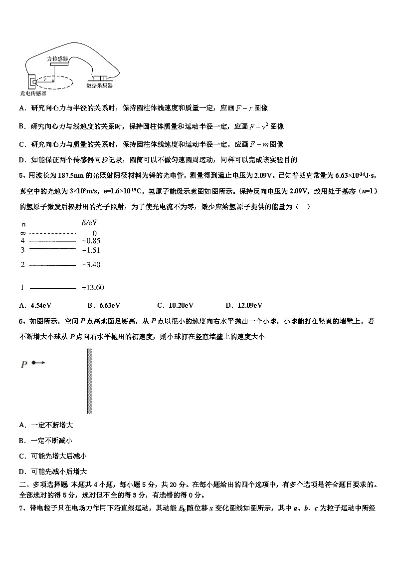 2026届云南农业大学附属中学高三第二次调研物理试卷含解析第2页