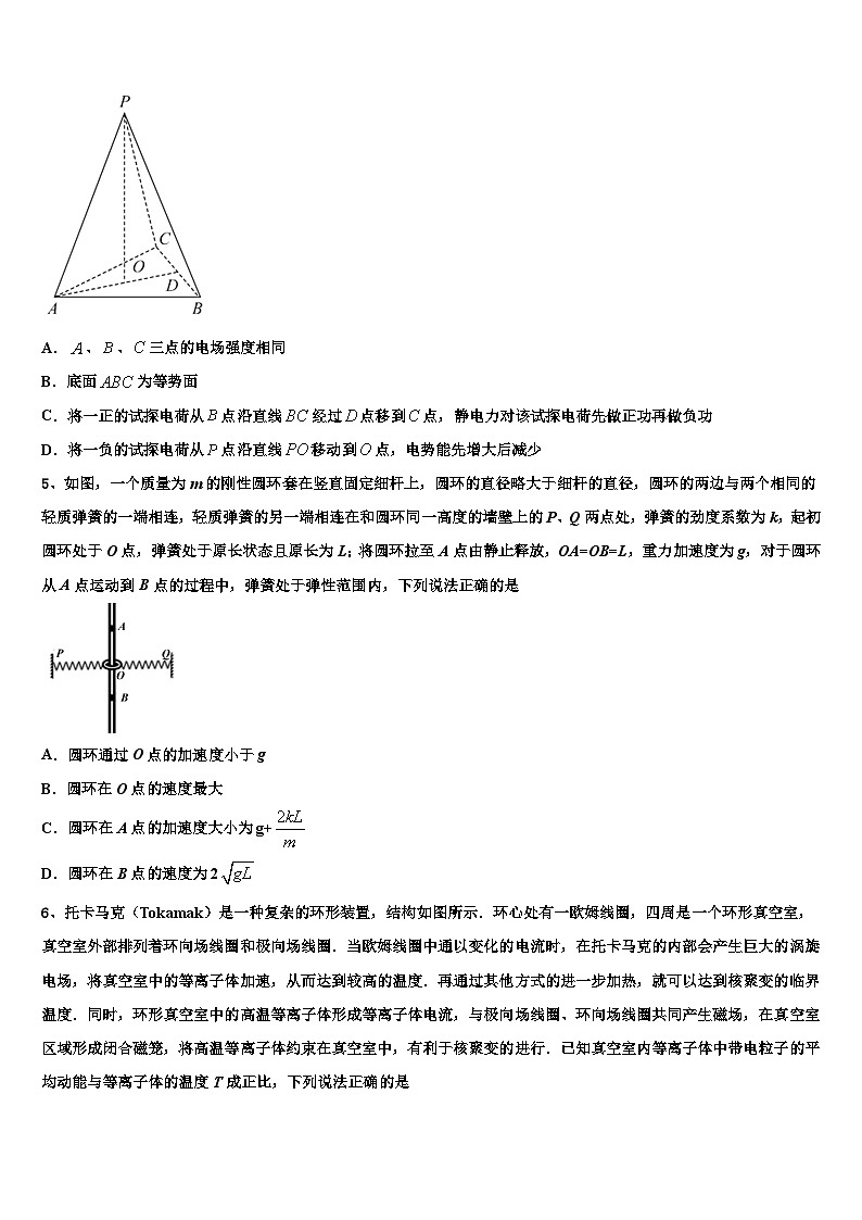 2026届云南省楚雄州双柏县一中高三下学期联合考试物理试题含解析第2页