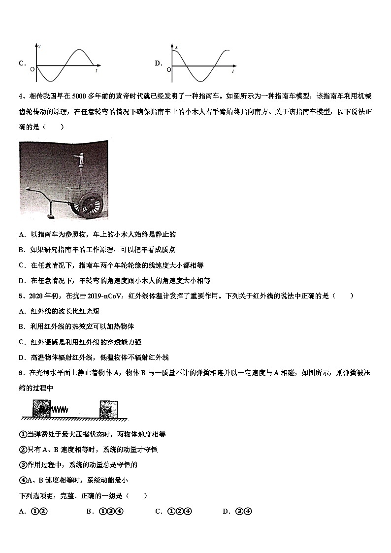 2026届新疆石河子高级中学高三下学期联考物理试题含解析第2页