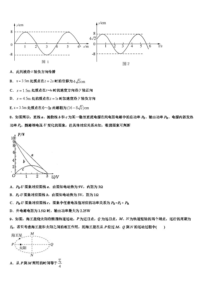 2026届新疆哈密市十五中高三第二次模拟考试物理试卷含解析第3页