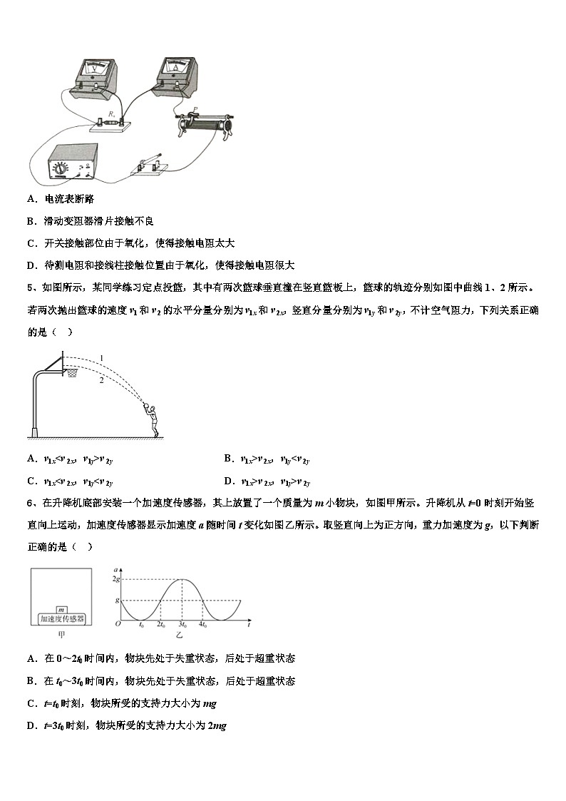 2026届新疆昌吉市玛纳斯县第一中学高三最后一模物理试题含解析第2页