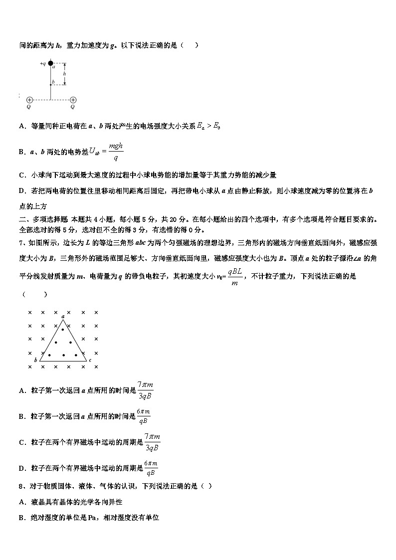 2026届西藏自治区日喀则市南木林高中高三二诊模拟考试物理试卷含解析第3页