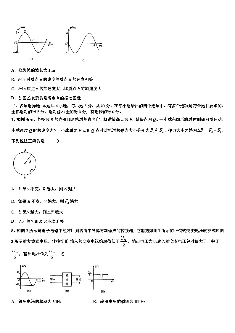 2026届天津市一中高三适应性调研考试物理试题含解析第3页
