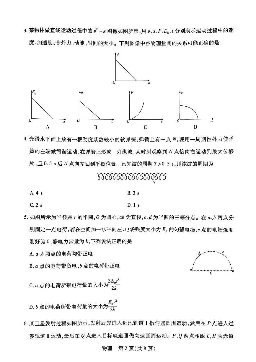 物理试题第2页