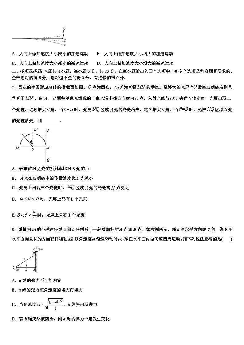 2026届云南省红河哈尼族彝族自治州泸西一中高考物理必刷试卷含解析第3页